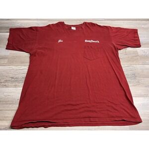 Vintage Pocket T-Shirt Selvedge Social Club Nite Owls of Warren Michigan 2XL USA